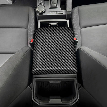 Carbon Fiber Center Console Armrest Box Cover For Toyota Tacoma/4Runner