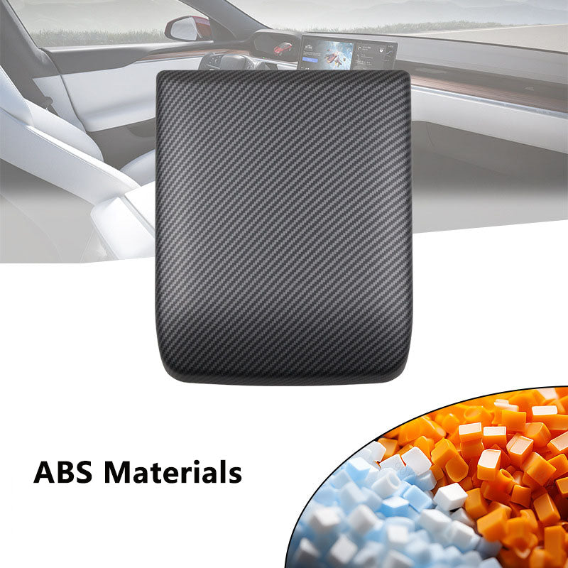 Carbon Fiber Center Console Armrest Box Cover For Toyota Tacoma/4Runner