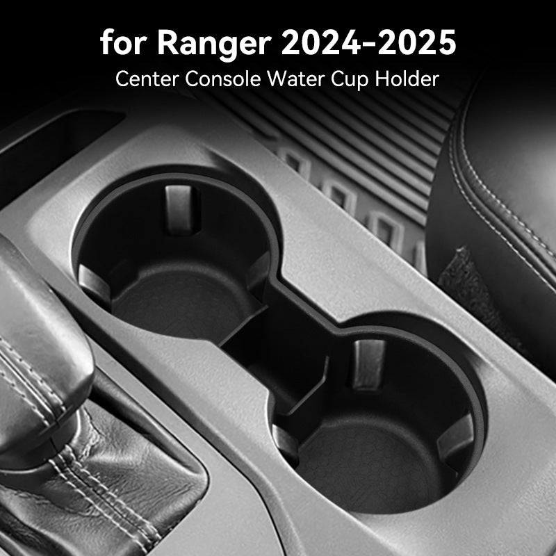 Center Console Cup Holder & Armrest Organizer Box For Ford Ranger 2024-2025
