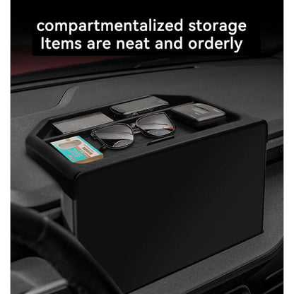 Center Console Screen Rear Storage Box Dashboard Organizer For Ford Maverick 2025