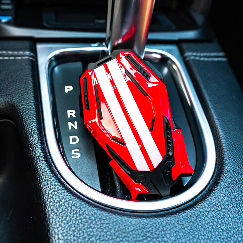 For Ford Mustang Mach-E, Shelby Cobra Mech-Style Key Fob Cover 3/4 Button