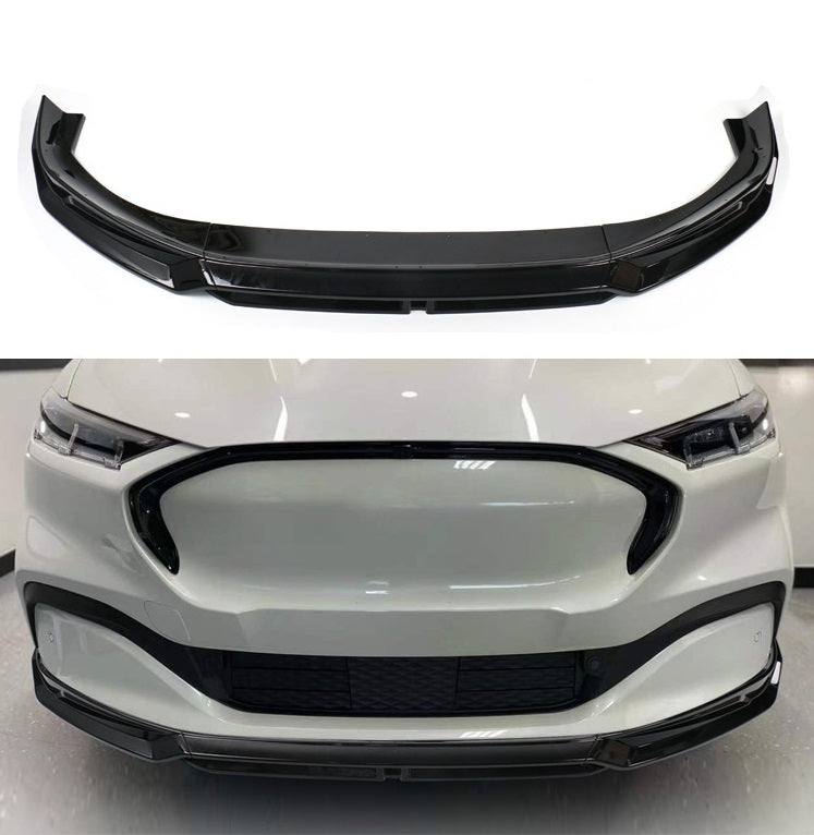 Mach E Front Shovel Front Bumper Splitter Lip For Ford Mustang