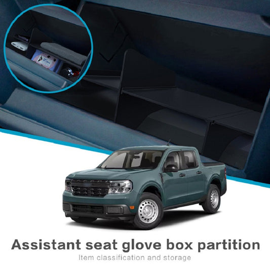 Glove Box Storage Divider For Ford Maverick 2021-2025