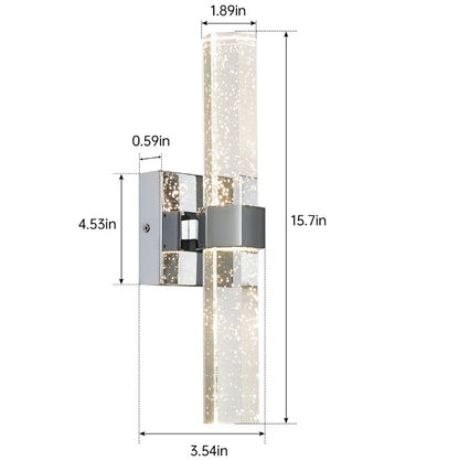 Indoor Crystal Glass LED Wall Light