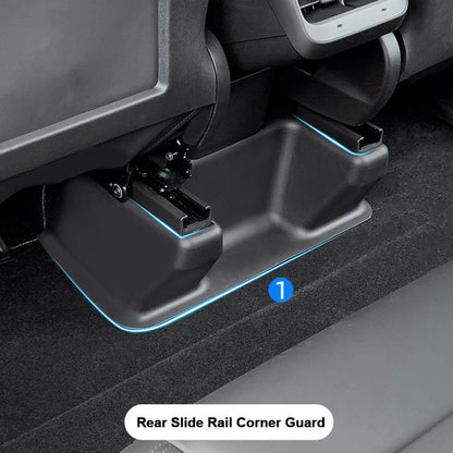 Evtesparts Model Y Seat Slide Rail Covers Seat Corner Guard Protector (7Pcs)