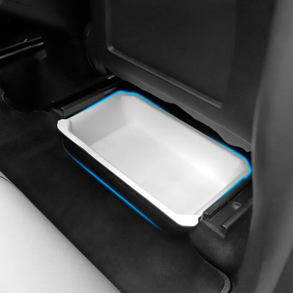 Tesla Model Y Under Seat Storage Box Double-Layer Hidden Organizer