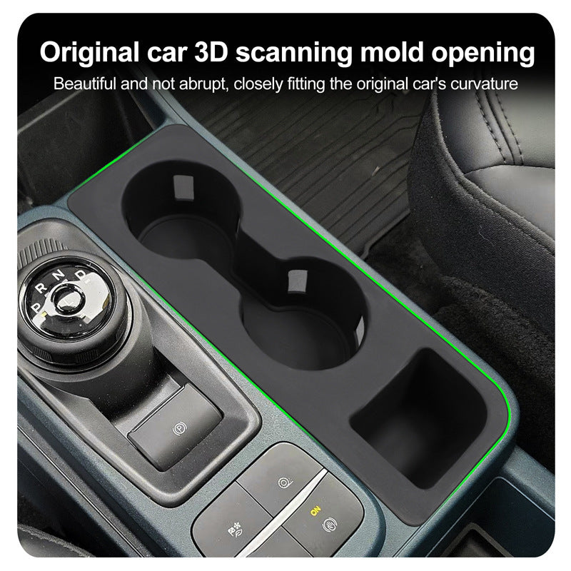 Silicone Center Console & Rear Cup Holder For Ford Maverick 2021-2025
