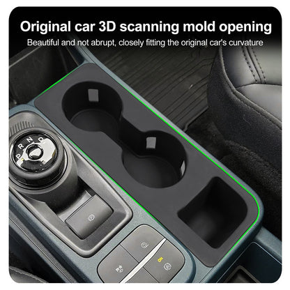 Silicone Center Console & Rear Cup Holder For Ford Maverick 2021-2025