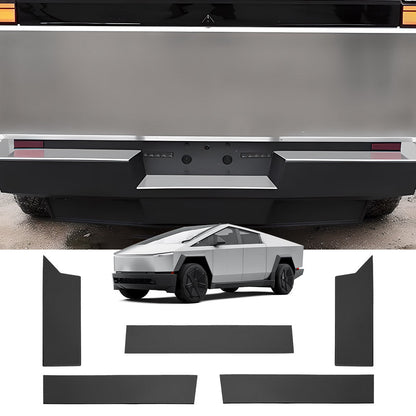 Evtesparts Stainless Steel Rear Bumper Protector for Tesla Cybertruck