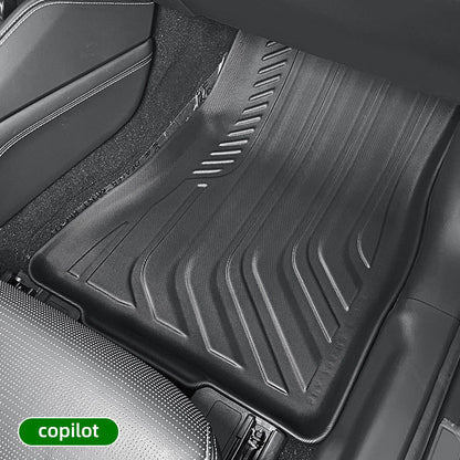 TPE All-Weather Floor Mats & Rear Trunk Liner For Ford Mustang (Fuel, North America)