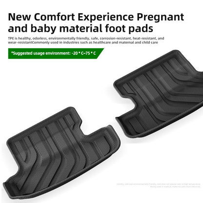 TPE All-Weather Floor Mats & Rear Trunk Liner For Ford Mustang (Fuel, North America)
