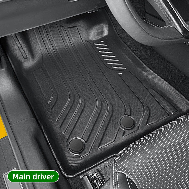 TPE All-Weather Floor Mats & Rear Trunk Liner For Ford Mustang (Fuel, North America)