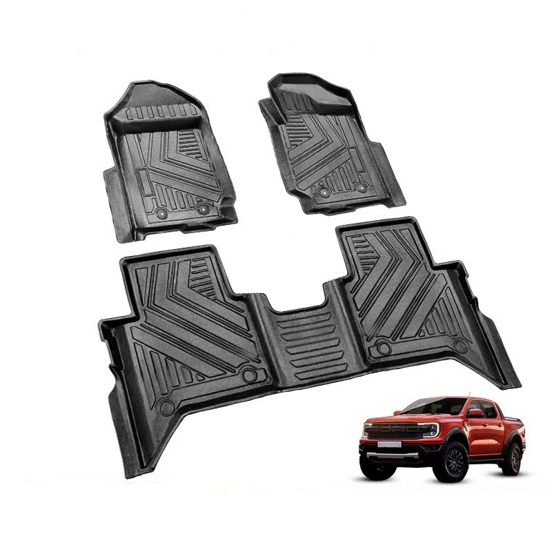 Evtesparts TPE Floor Mats For Ford Ranger 2015-2022(Right-hand Drive)