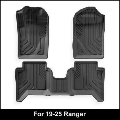 TPE Car Floor Mats & Rear Truck Bed Mat For Ford Ranger