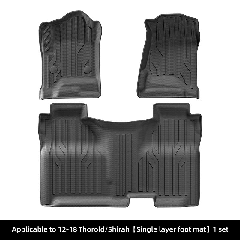 TPE Car Floor Mats for 2012–2026 GMC Sierra and Chevrolet Silverado