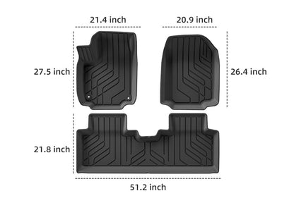 TPE Floor Mats Cargo Liner and Seat Back Pad For 2025 Chevrolet Equinox