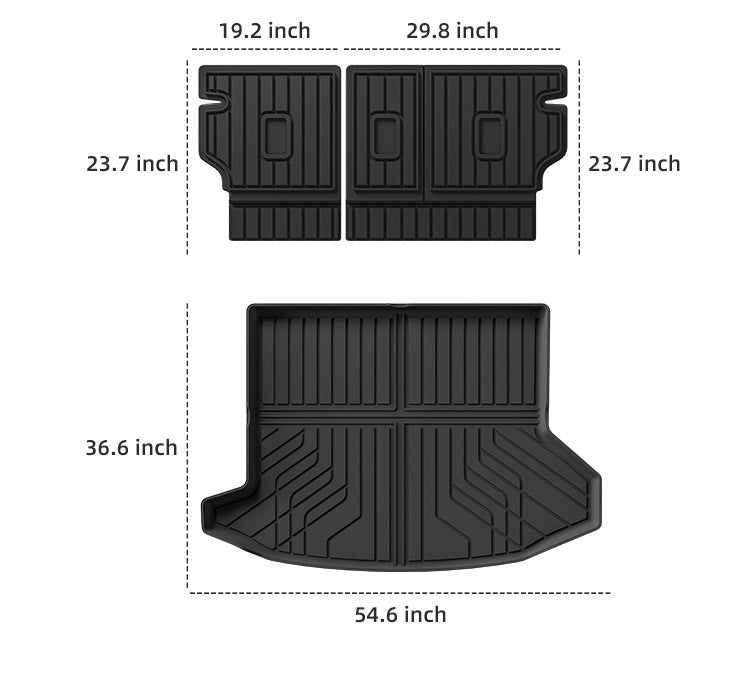 TPE Floor Mats Cargo Liner and Seat Back Pad For 2025 Chevrolet Equinox