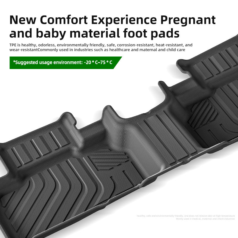 TPE Floor Mats and Rear Trunk Liner For Ford Explorer (6-Seater)