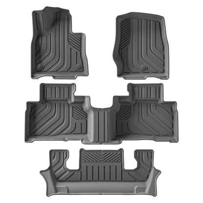 TPE Floor Mats and Rear Trunk Liner For Ford Explorer (6-Seater)