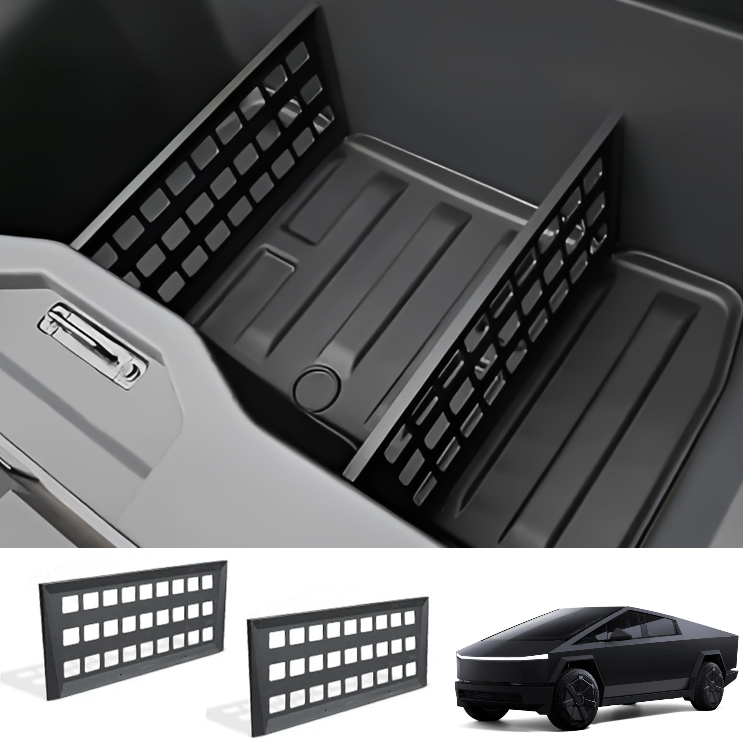 Tesla Cybertruck Sub Trunk Divider Lower Grille Baffle Set Of 2 tesla-cybertruck-sub-trunk-divider-lower-grille-baffle-set-of-2