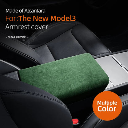 Tesla Model 3 Highland Alcantara Armrest Cover