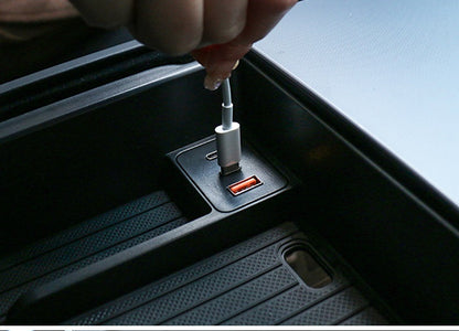 Tesla Model 3 Highland Central Control Storage Box With USB Docking Station