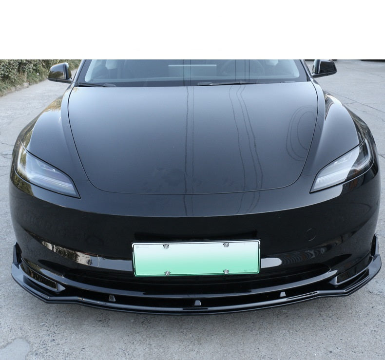 Tesla Model 3 Highland Front Lip Tesla Model 3 Highland Front Bumper Lip Spoiler Splitter | Evtesparts