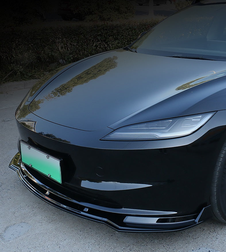 Tesla Model 3 Highland Front Lip Tesla Model 3 Highland Front Bumper Lip Spoiler Splitter | Evtesparts