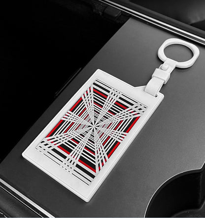 Tesla Model 3 Highland Plaid Style Key Card Protective Cover