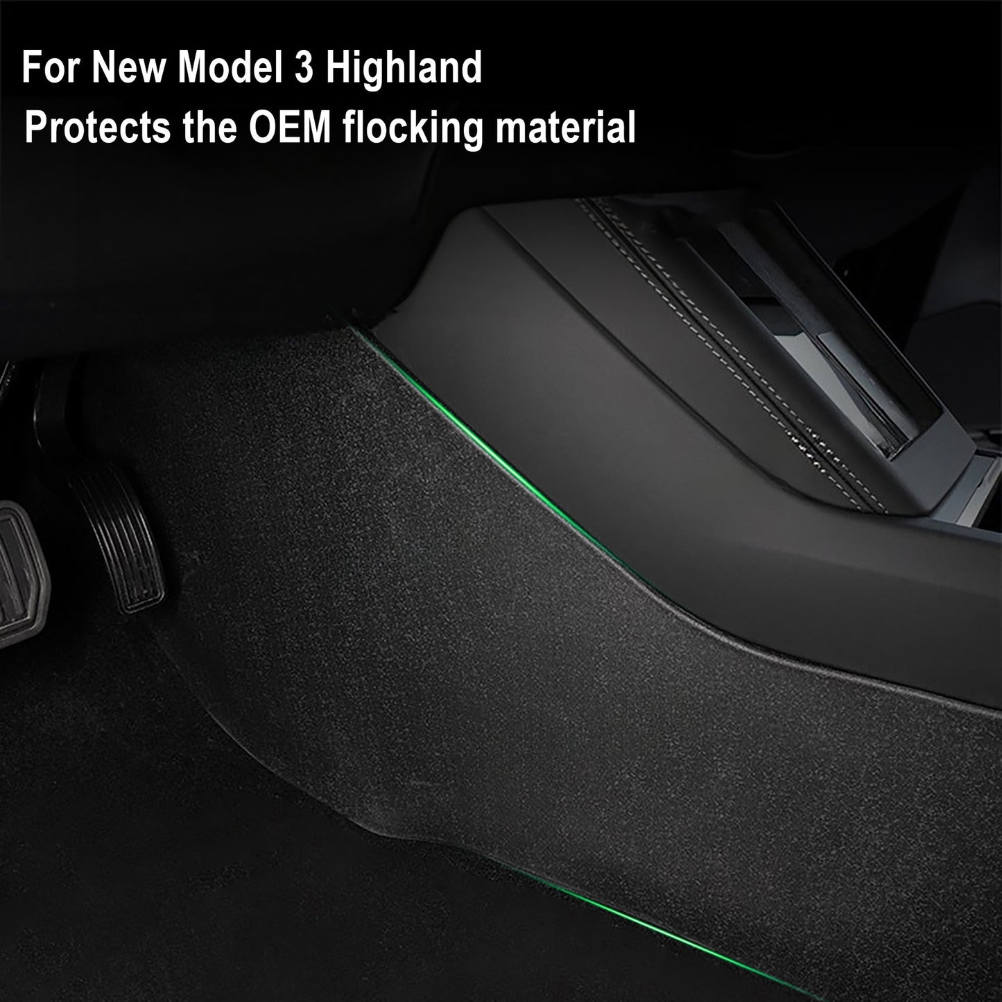 Tesla Model 3 Highland Center Console Side Anti Kick Pads
