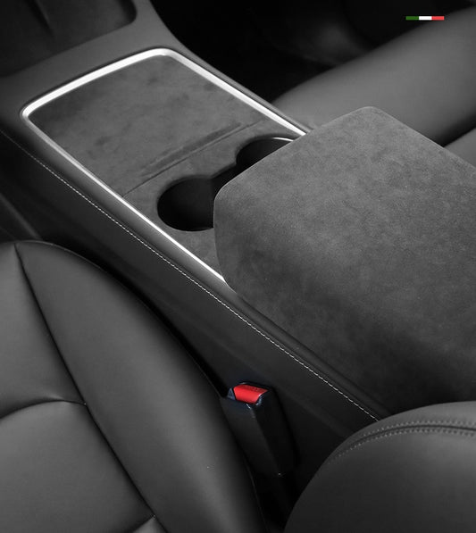 Tesla Model 3/Y Alcantara Center Console Cover Trim