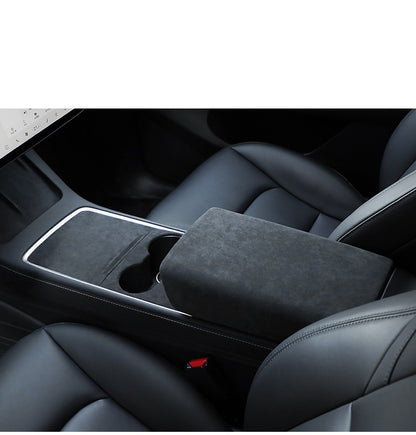 Tesla Model 3/Y Alcantara Center Console Cover Trim