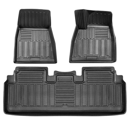 2015+ Tesla Model S TPE All-Weather Floor Mats & Trunk Mats Liner