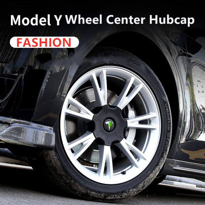 2021 Tesla Model Y 19" Wheel Hub Center Cover Screw Caps