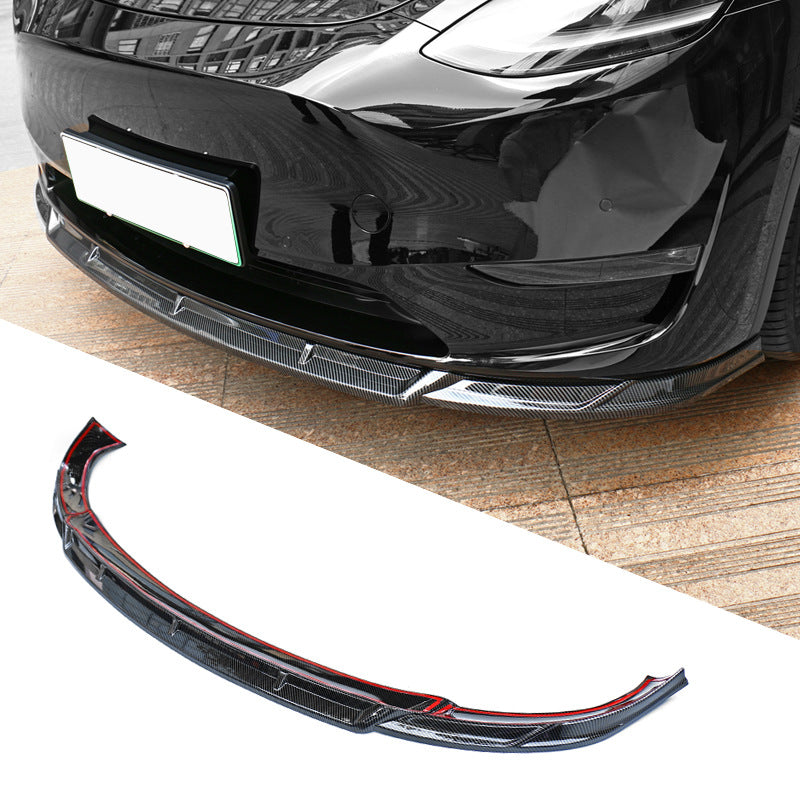 Tesla Model Y Front Splitter Carbon Fiber Front Bumper Lip