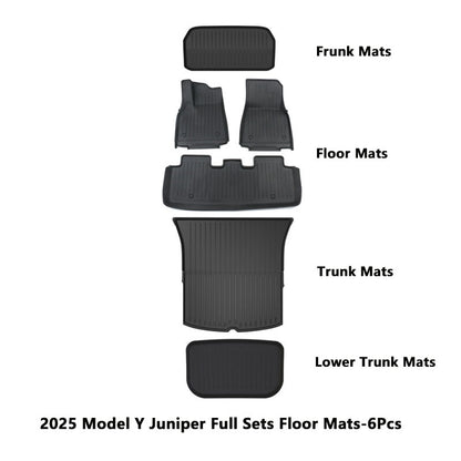 Tesla Model Y Juniper TPE Frunk And Trunk Mats