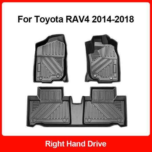 Evtesparts Waterproof Floor Mats For Toyota RAV4 2014-2018