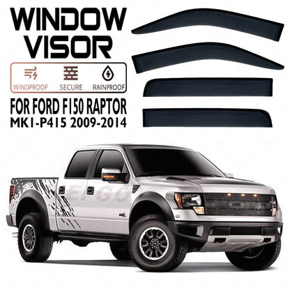 Window Visors Rain Guards For Ford F150 Raptor