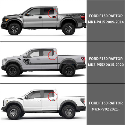Window Visors Rain Guards For Ford F150 Raptor