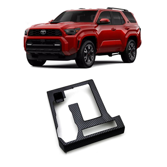 Carbon Fiber Gear Shift Panel Cover Trim For 2025 Toyota 4Runner