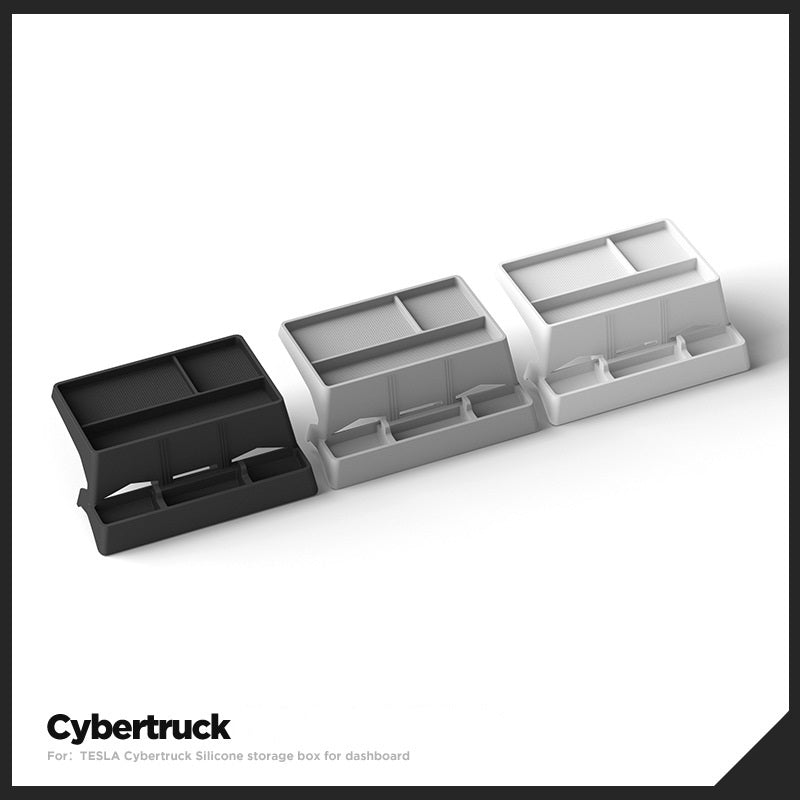 Cybertruck Dashboard Silicone Storage Box Mobile Phone Holder