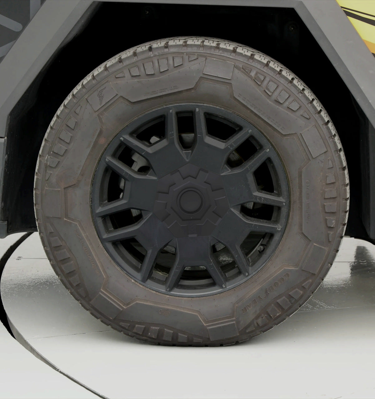 Cybertruck Wheel Center Cap Lug Nut Covers Prism Style