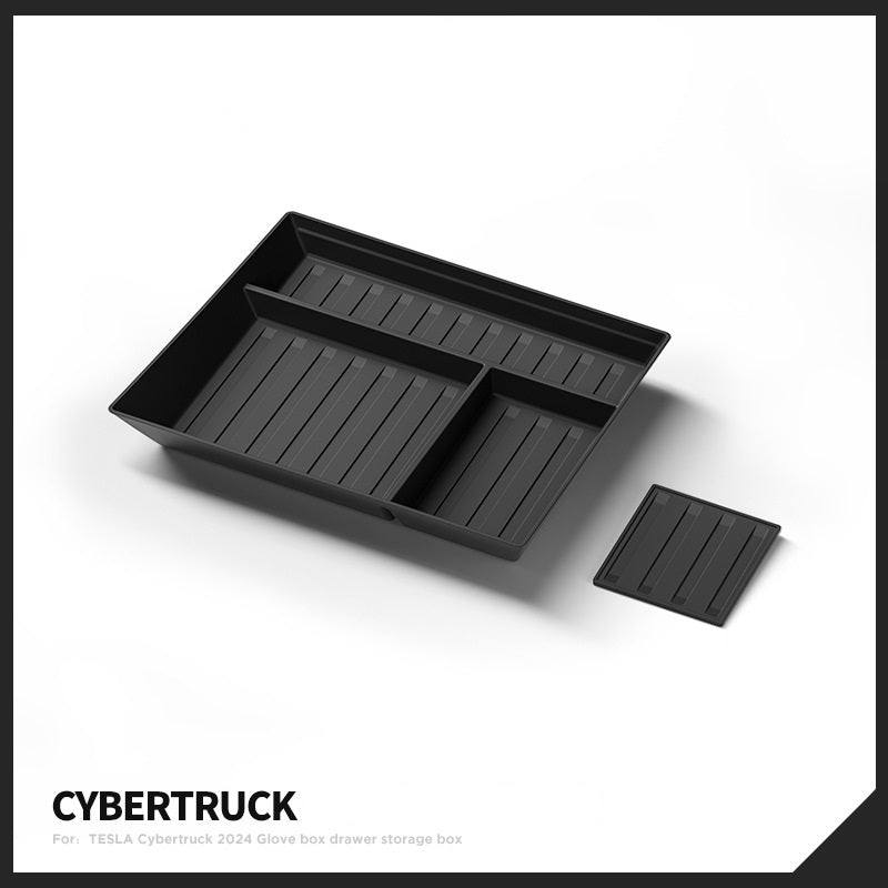 Cybertruck Glove Box Storage Tray Interior Accessories