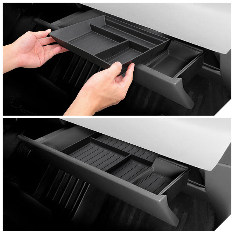 Cybertruck Glove Box Storage Tray Interior Accessories
