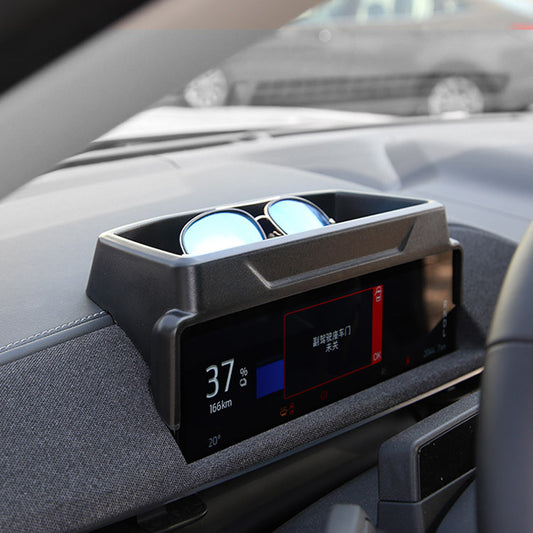 Dashboard Storage Box Sunglasses Holder For Ford Mustang Mach-E 2021-2025