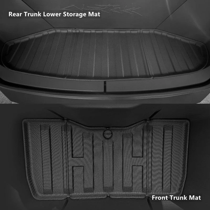 Evtesparts Frunk Mats  Trunk Mat Liners For Tesla Cybertruck