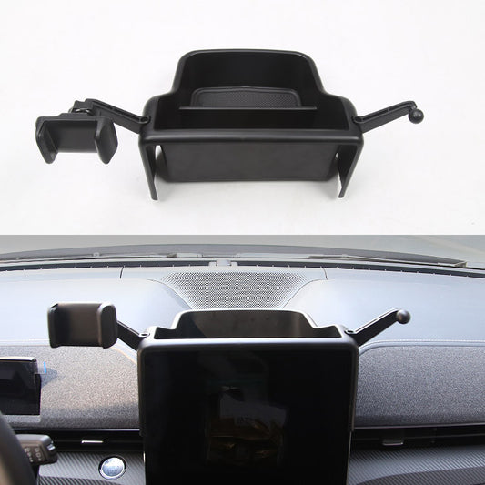 Mach-E Center Console Dash Screen Storage Box Phone Holder For Ford Mustang