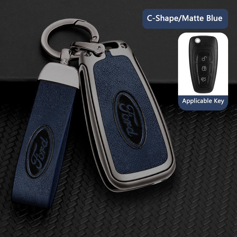 For Ford Shelby Cobra GT/ Mustang Mach E Metal Key Fob Case Cover