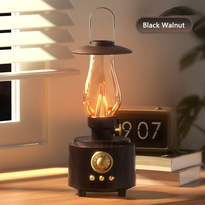 Retro Kerosene Lamp Bluetooth Speaker Outdoor Camping Ambient Light