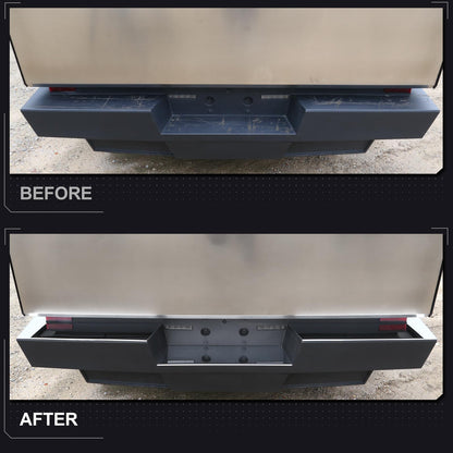 Evtesparts Stainless Steel Rear Bumper Protector for Tesla Cybertruck
